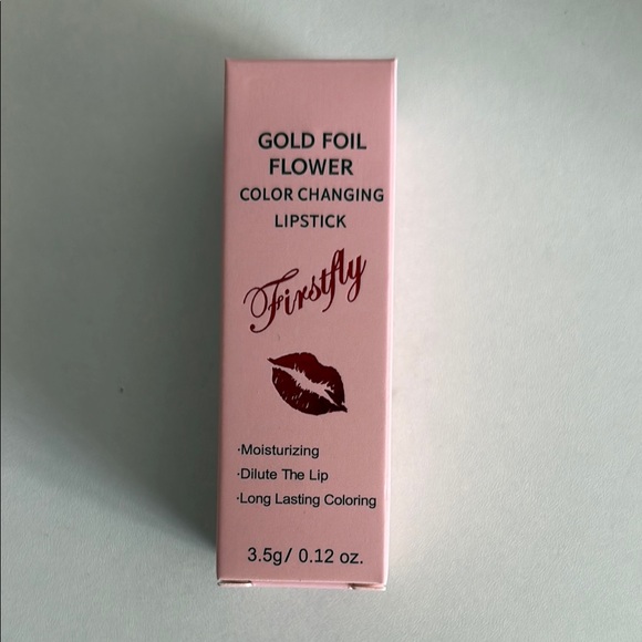 FirstFly Other - Gold Color Changing Lipstick with Foil Finish New in box